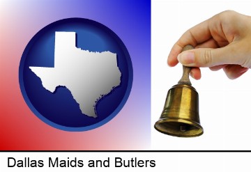 a bell being rung for the maid or the butler in Dallas, TX